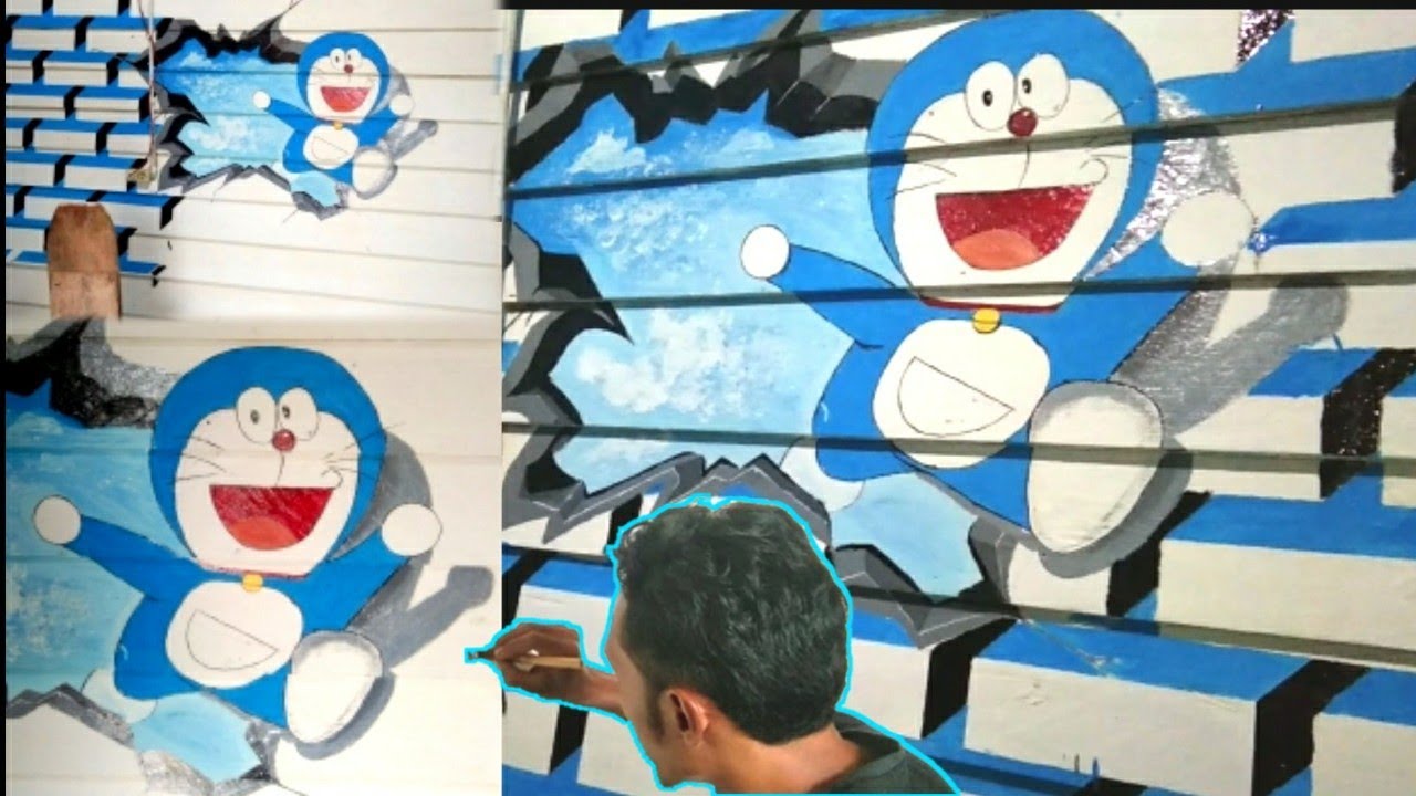 Detail Cat Dinding Kamar Doraemon Nomer 23