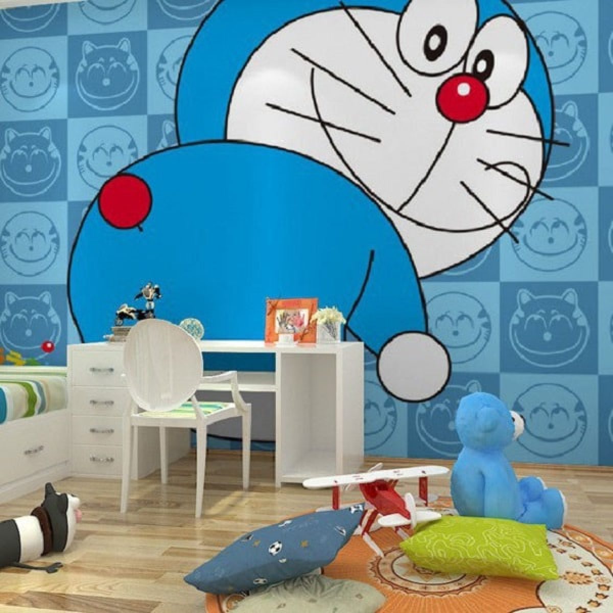 Detail Cat Dinding Kamar Doraemon Nomer 24