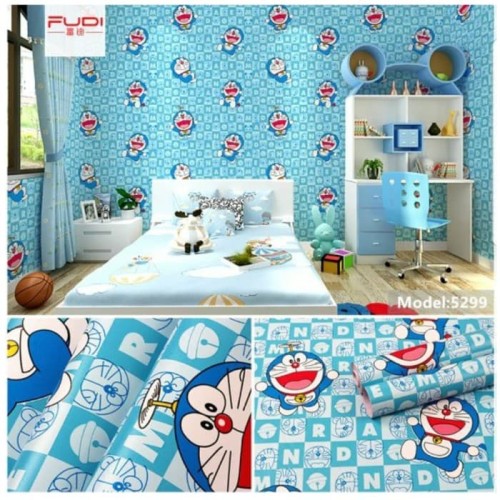 Detail Cat Dinding Kamar Doraemon Nomer 31