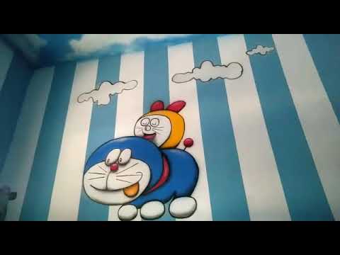 Detail Cat Dinding Kamar Doraemon Nomer 32