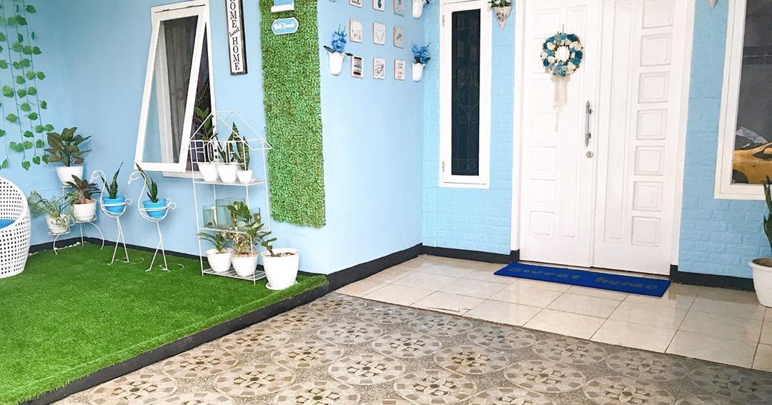 Detail Cat Dinding Rumah Warna Biru Langit Nomer 37