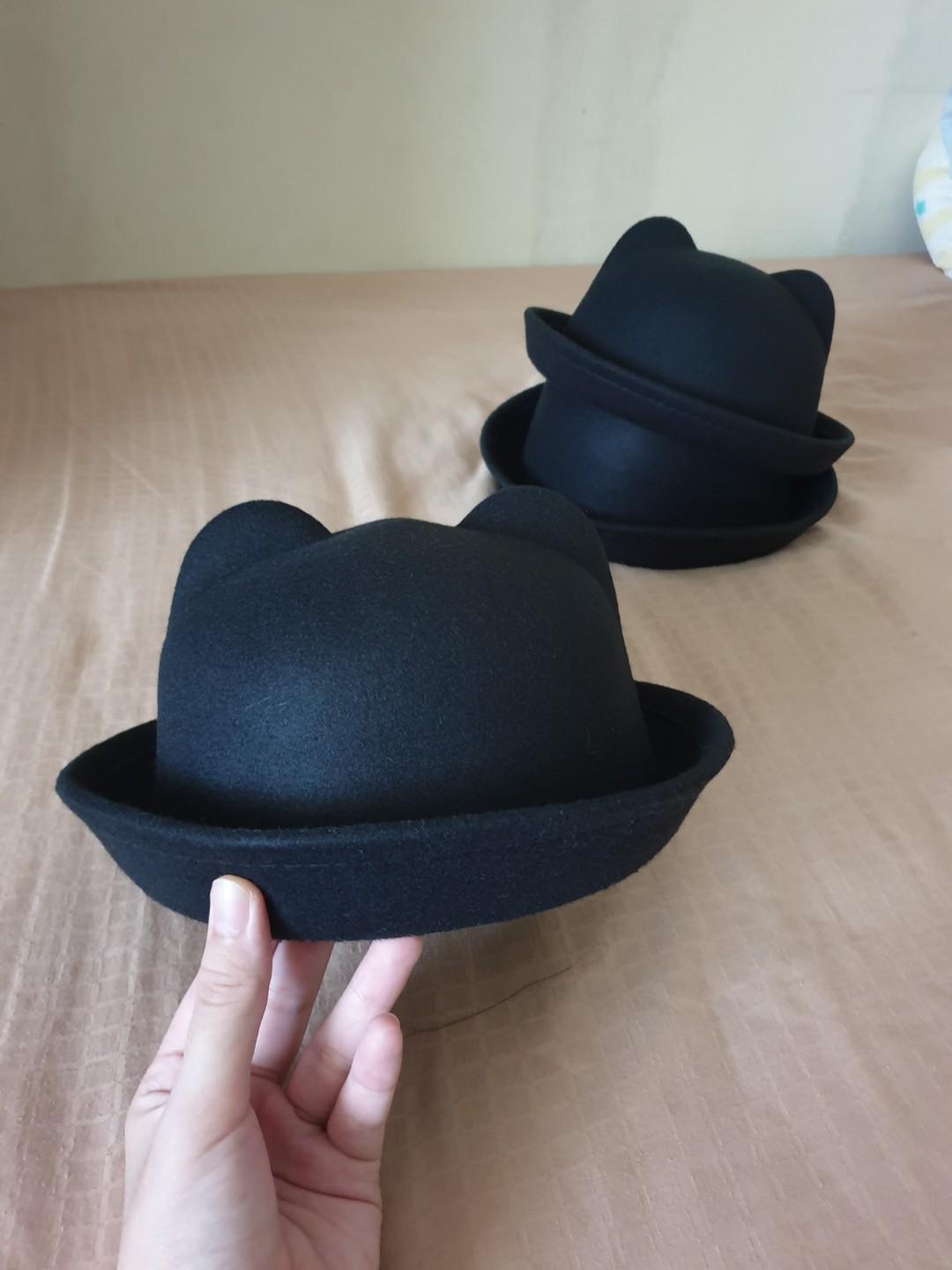 Detail Cat Ear Bowler Hat Nomer 14