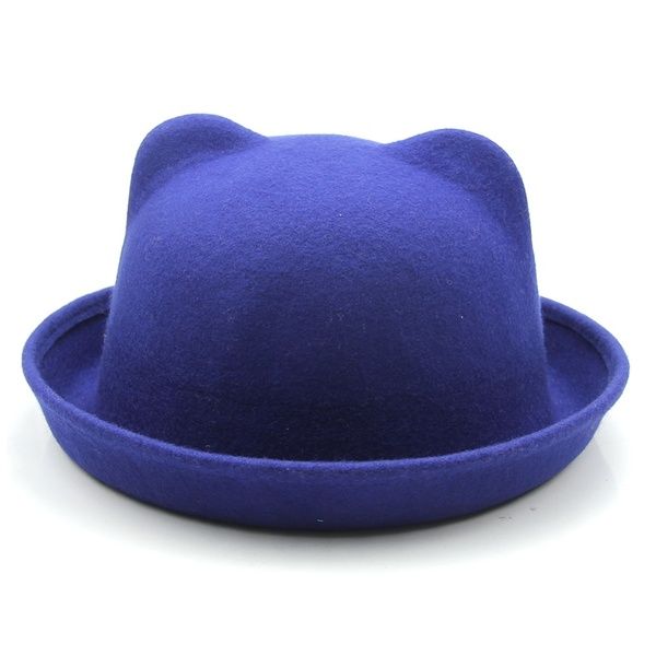 Detail Cat Ears Bowler Hat Nomer 2