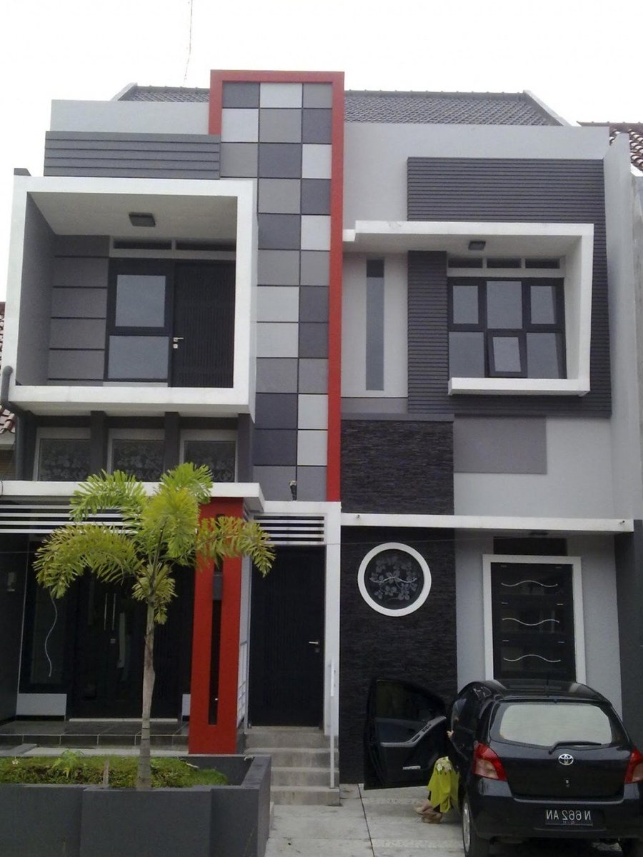 Detail Cat Eksterior Rumah Nomer 19