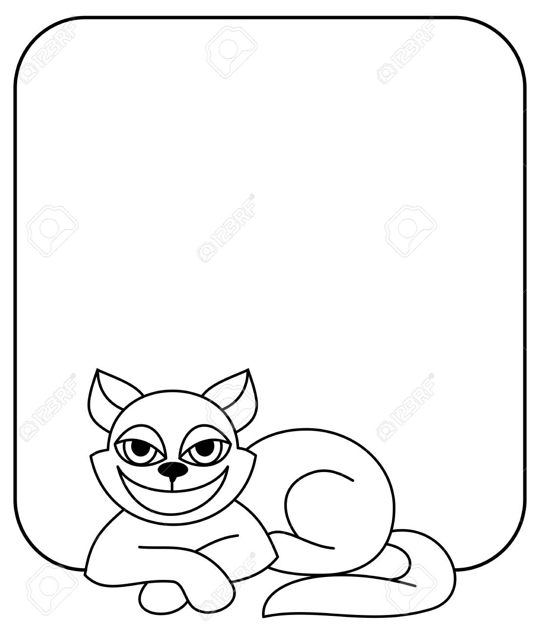 Detail Cat Frame Clipart Nomer 18