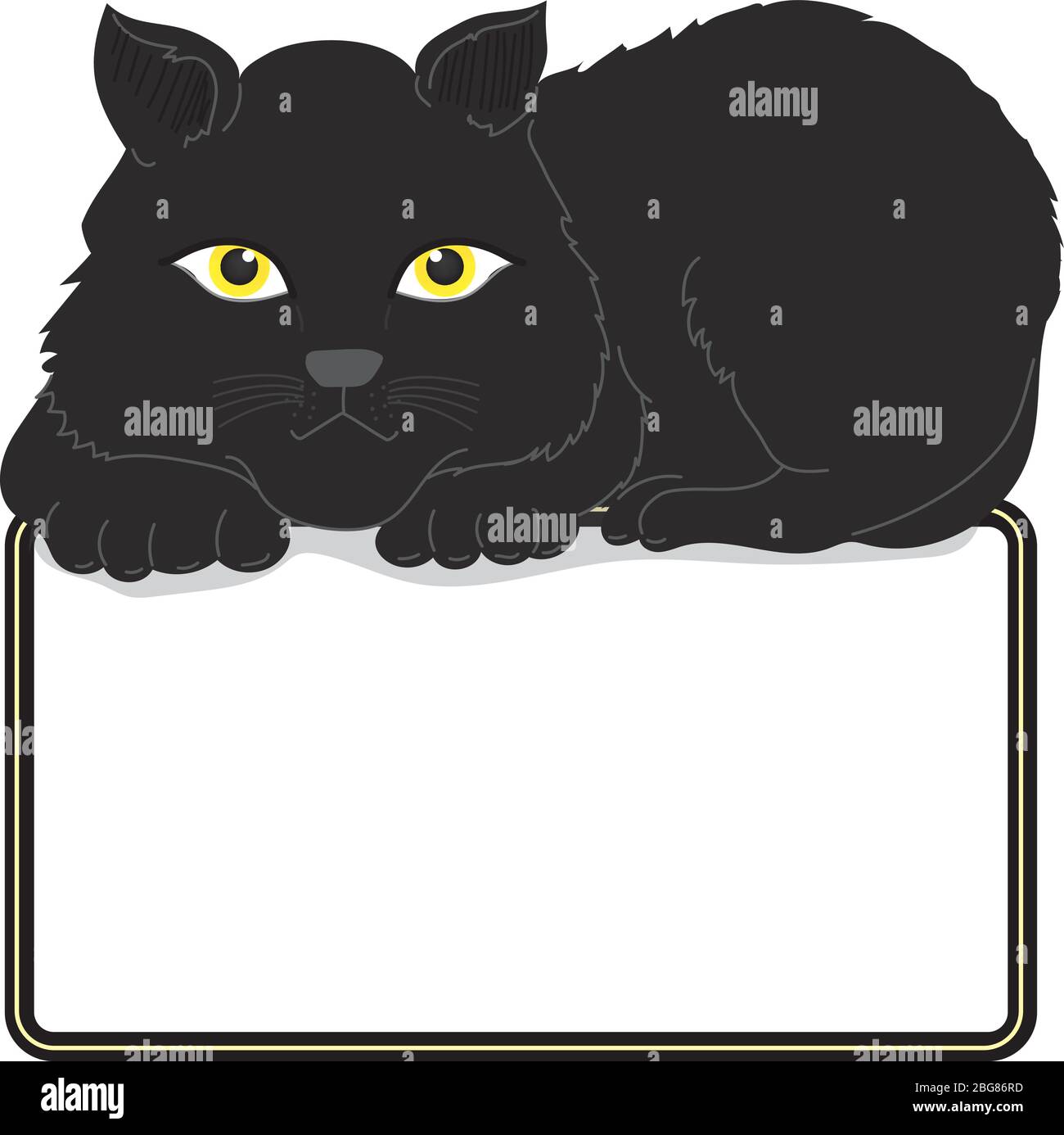 Detail Cat Frame Clipart Nomer 23