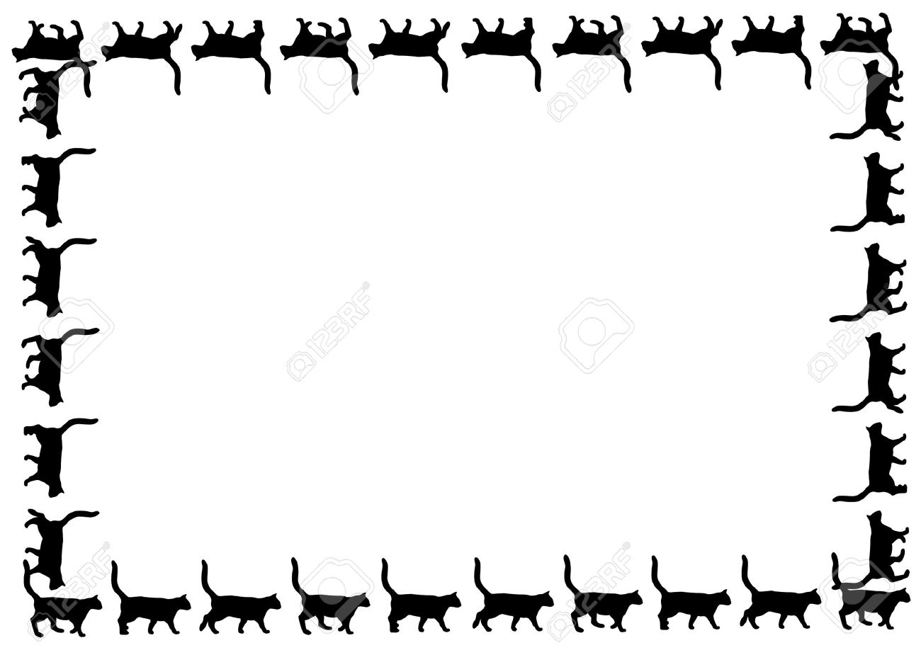 Detail Cat Frame Clipart Nomer 39