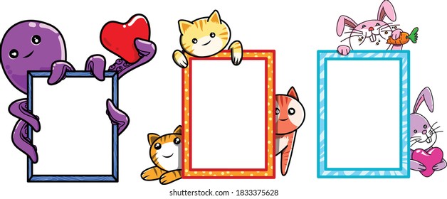 Detail Cat Frame Clipart Nomer 6