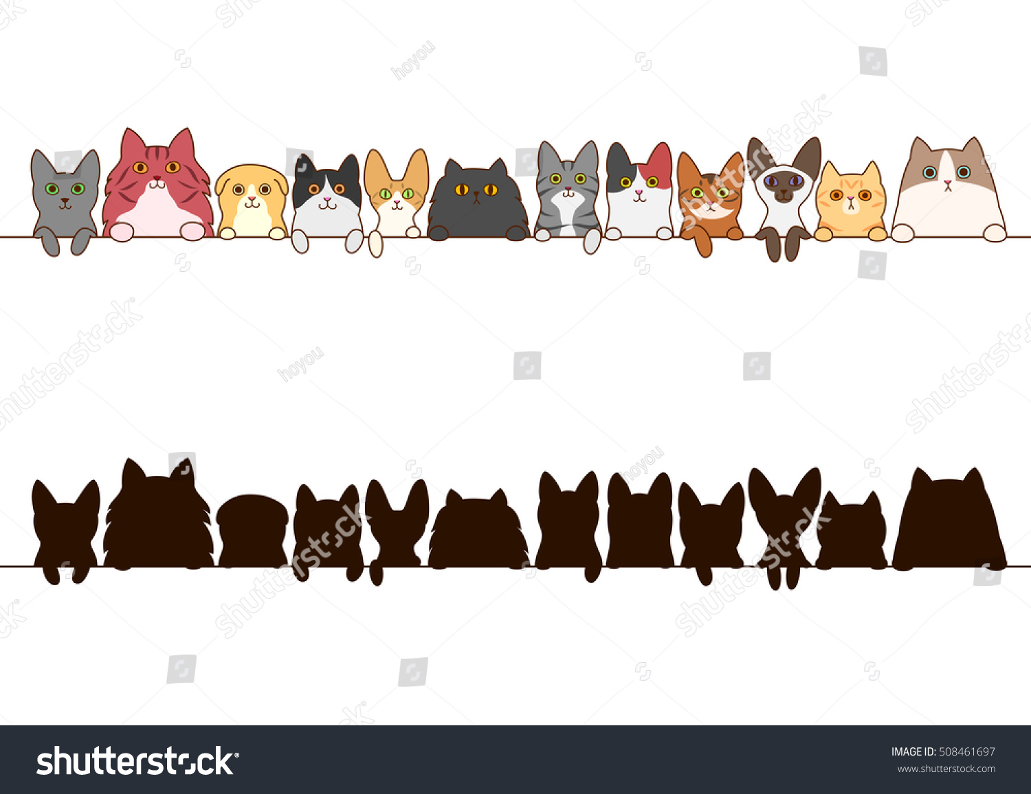 Detail Cat Frame Clipart Nomer 48