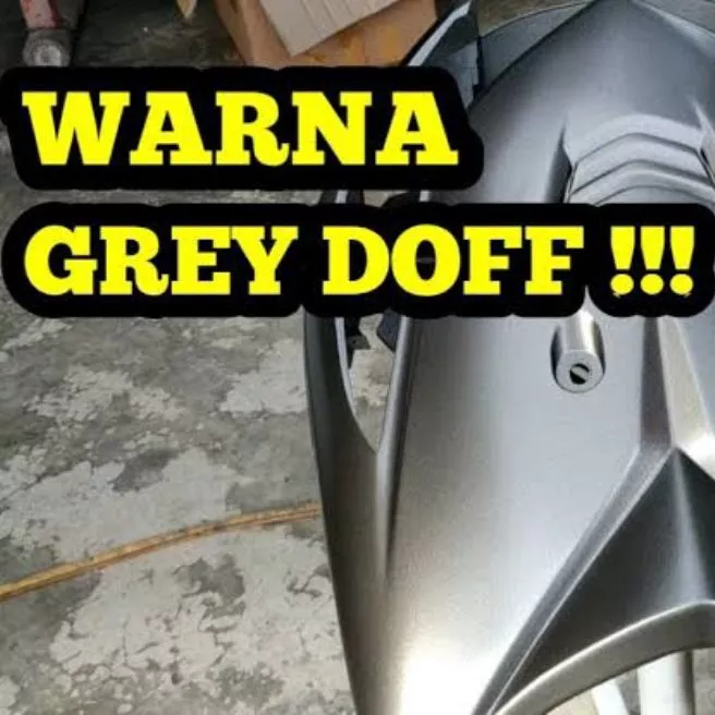 Detail Cat Grey Doff Nomer 17