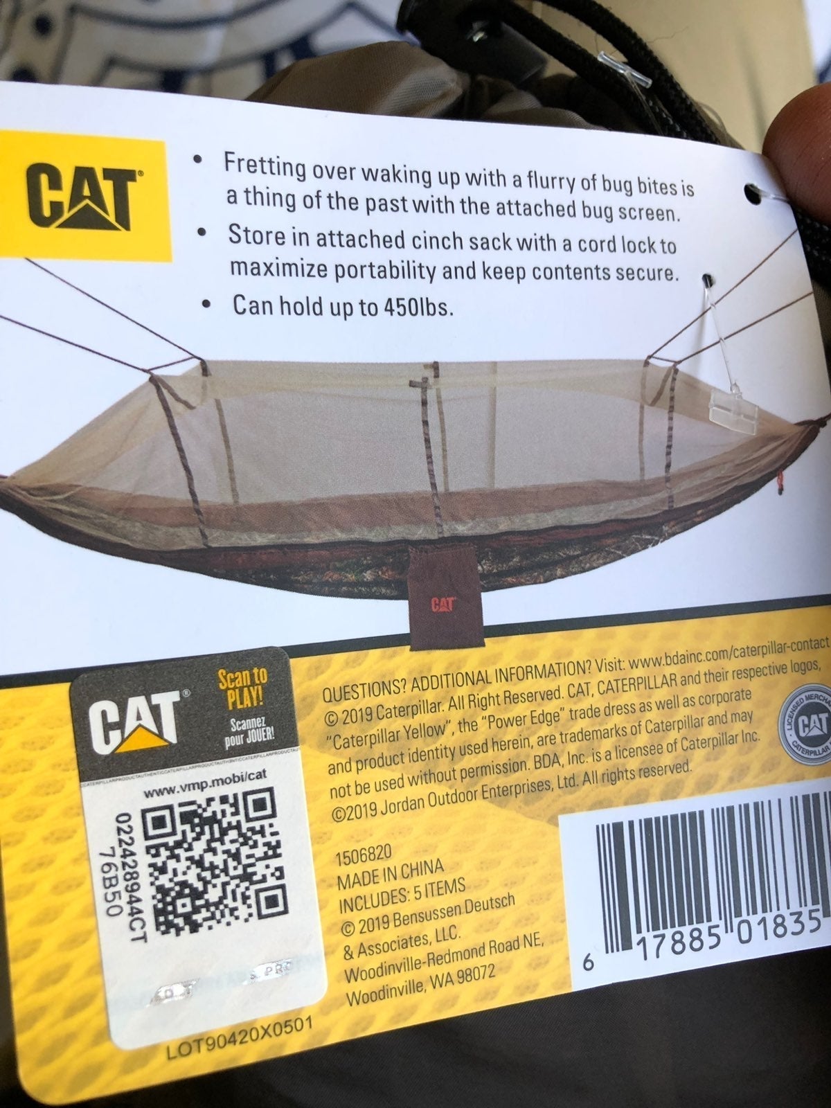 Detail Cat Hammock With Bug Screen Nomer 51