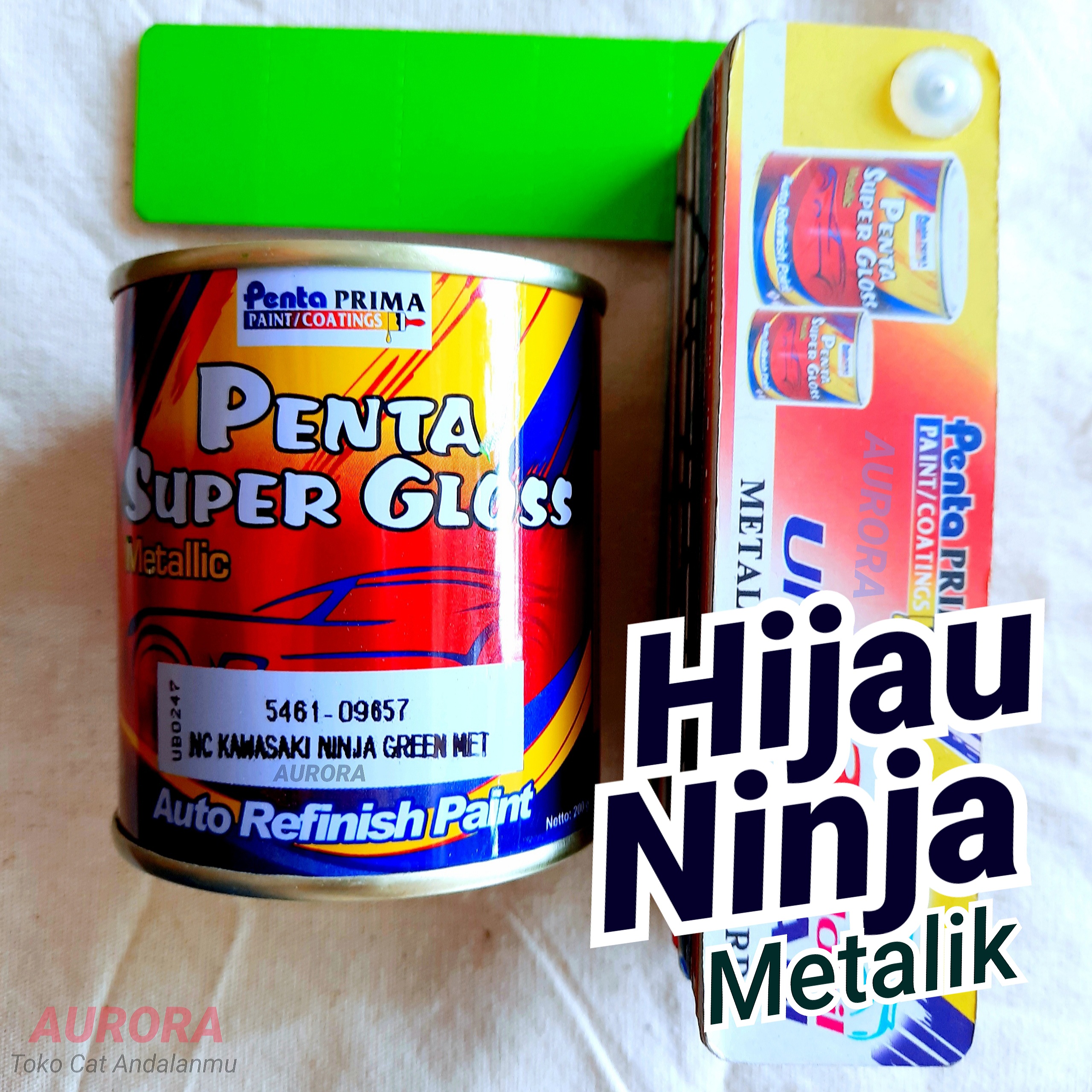 Detail Cat Hijau Metalik Nomer 8