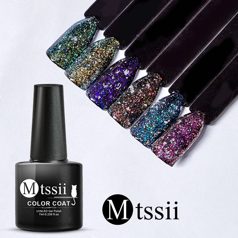 Detail Cat Hitam Glitter Nomer 32