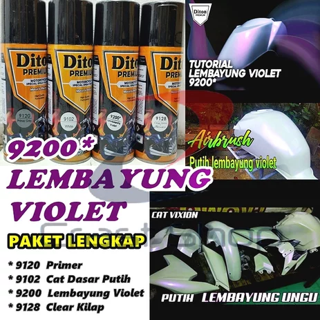 Detail Cat Hitam Lembayung Violet Nomer 38