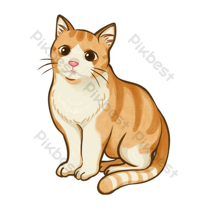 Detail Cat Illustration Png Nomer 18