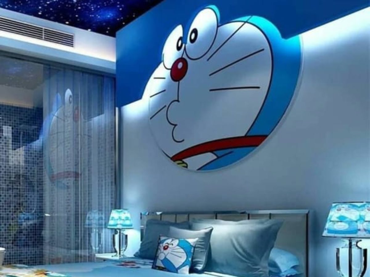 Detail Cat Kamar Doraemon Nomer 24