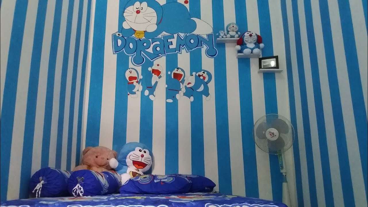 Detail Cat Kamar Doraemon Nomer 4