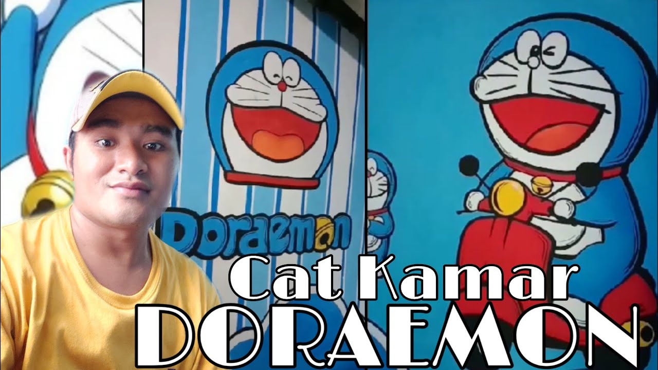 Detail Cat Kamar Doraemon Nomer 31