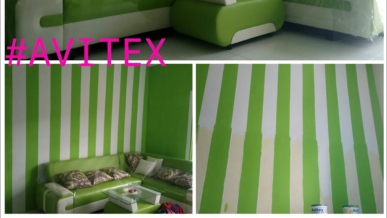 Cat Kamar Motif Garis - KibrisPDR