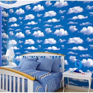 Detail Cat Kamar Polkadot Biru Nomer 9