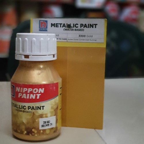 Detail Cat Kuning Emas Metalik Nomer 24