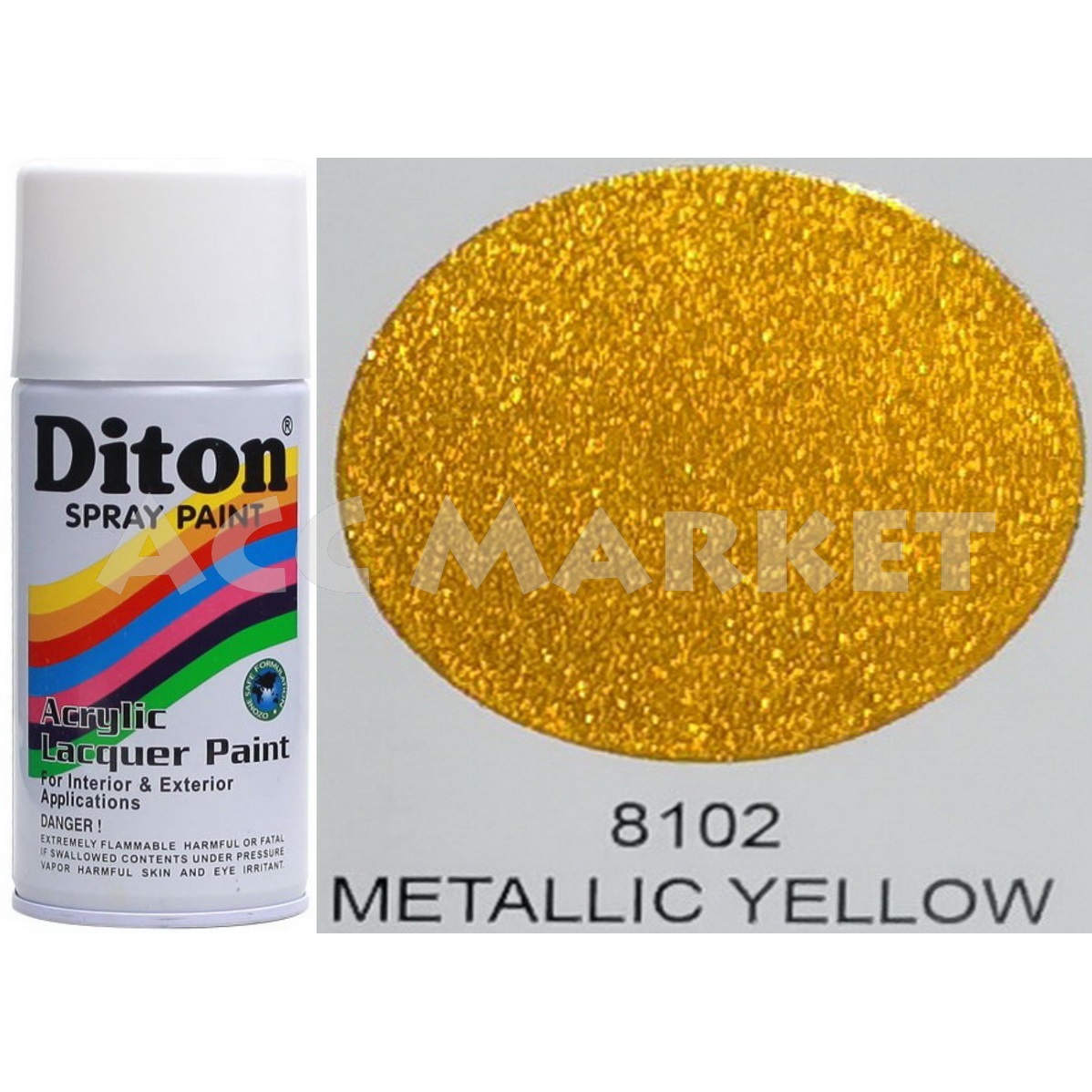 Detail Cat Kuning Emas Metalik Nomer 4