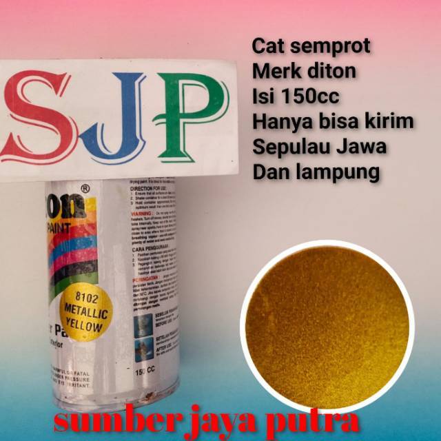 Detail Cat Kuning Emas Metalik Nomer 54