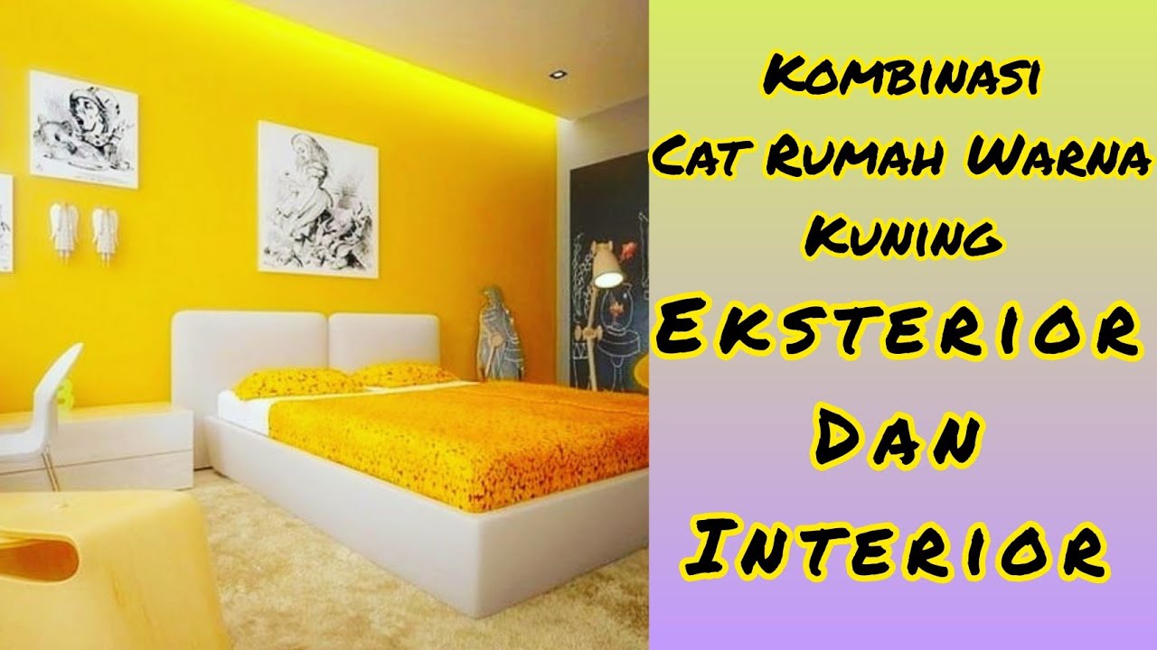 Detail Cat Kuning Emas Tembok Nomer 45