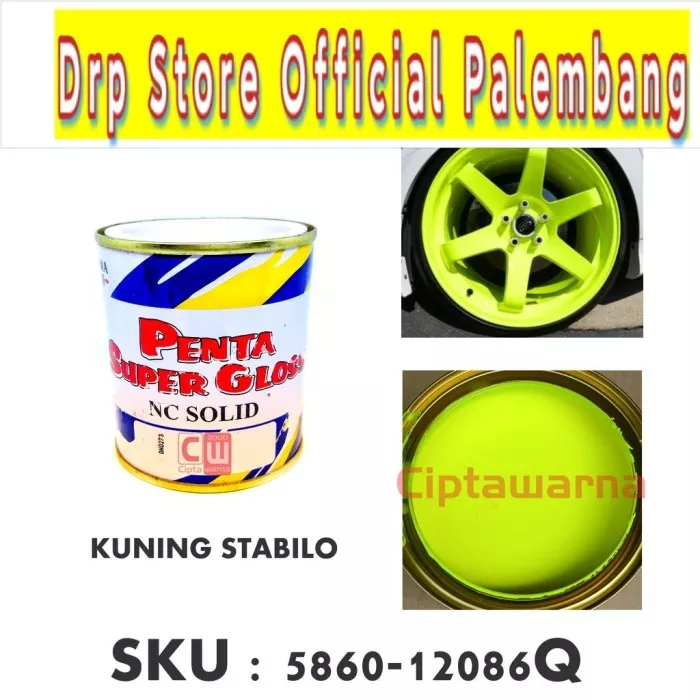 Detail Cat Kuning Stabilo Nomer 21