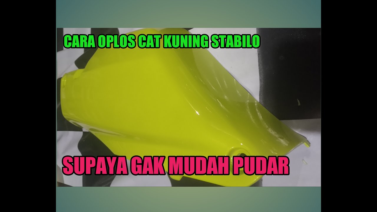 Detail Cat Kuning Stabilo Nomer 35