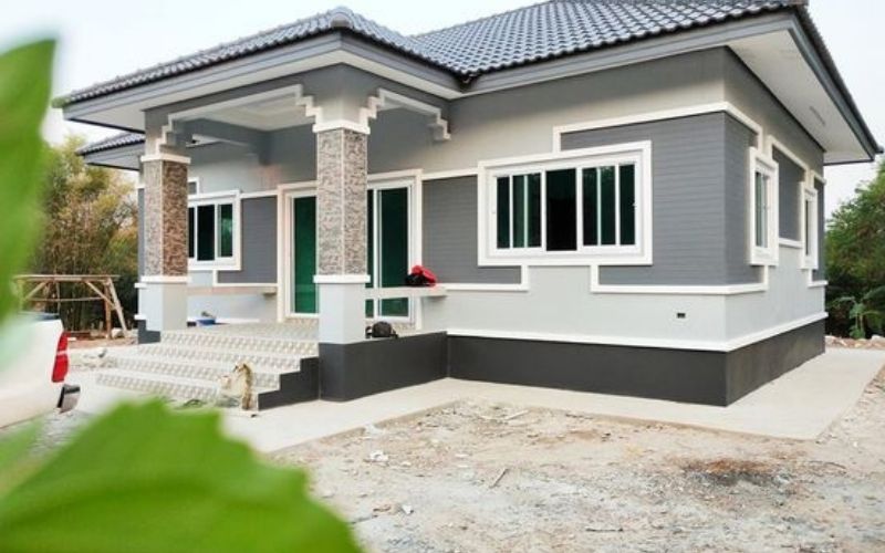 Detail Cat Luar Rumah Moden Nomer 6