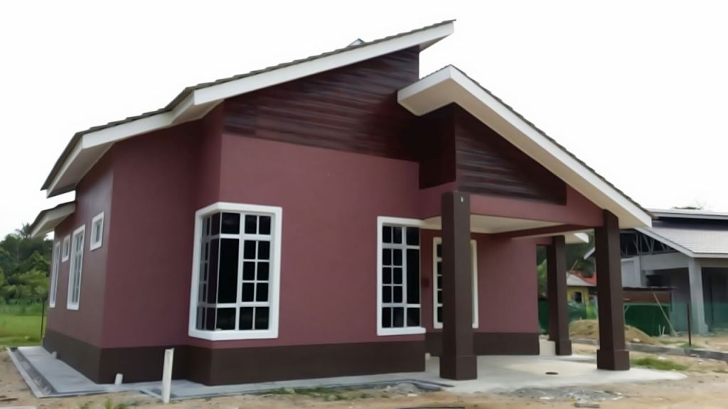 Detail Cat Luar Rumah Moden Nomer 8