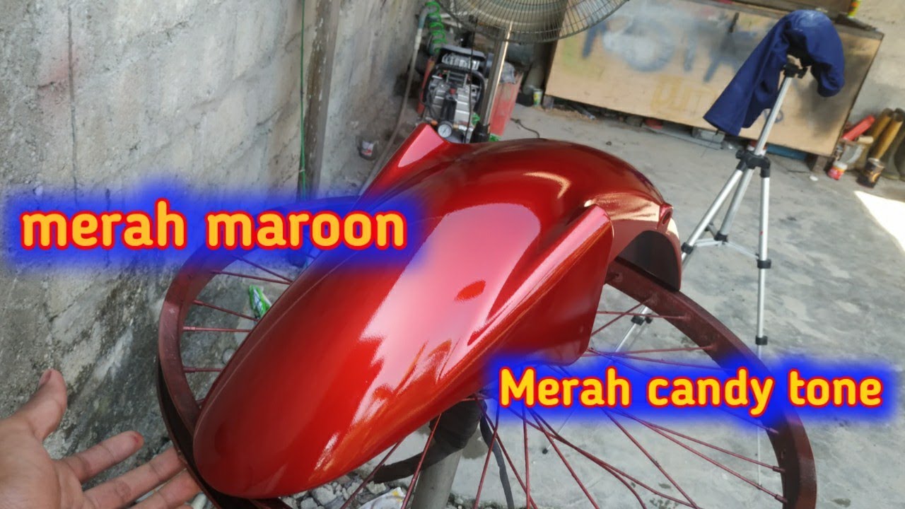 Detail Cat Merah Marun Metalik Nomer 21