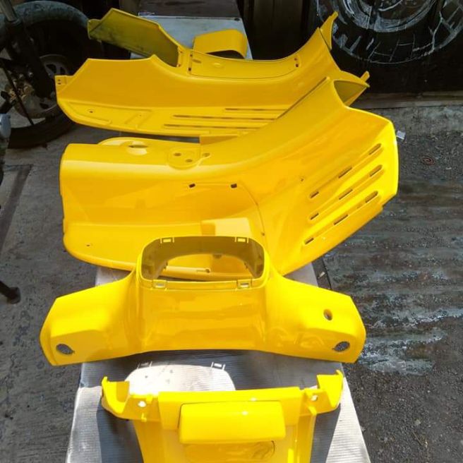 Detail Cat Motor Kuning Lemon Nomer 2