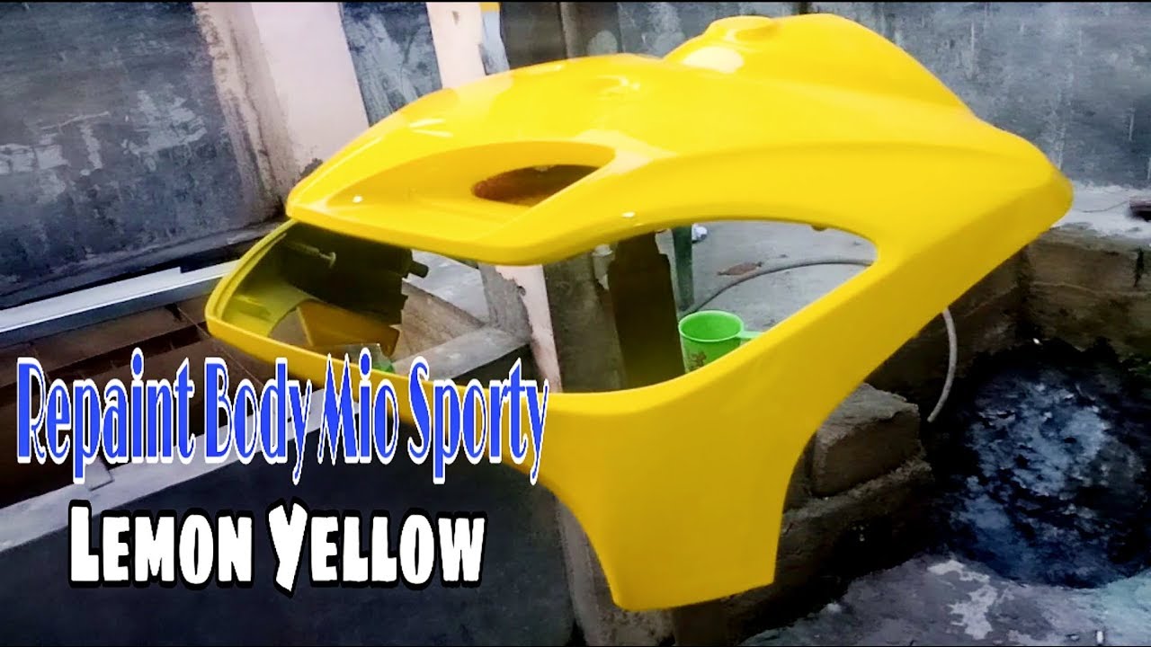 Detail Cat Motor Kuning Lemon Nomer 15