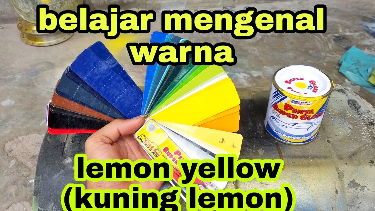 Detail Cat Motor Kuning Lemon Nomer 21
