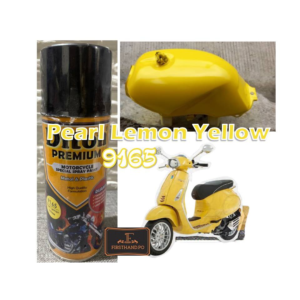 Detail Cat Motor Kuning Lemon Nomer 39