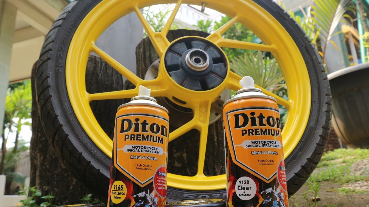 Detail Cat Motor Kuning Lemon Nomer 47