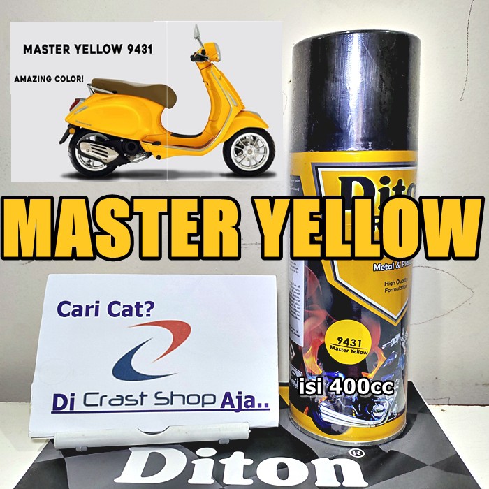 Detail Cat Motor Kuning Lemon Nomer 56