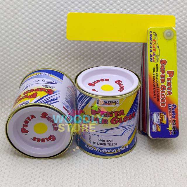 Detail Cat Motor Kuning Lemon Nomer 8