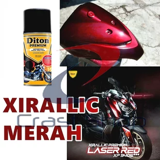 Detail Cat Motor Merah Maroon Nomer 48