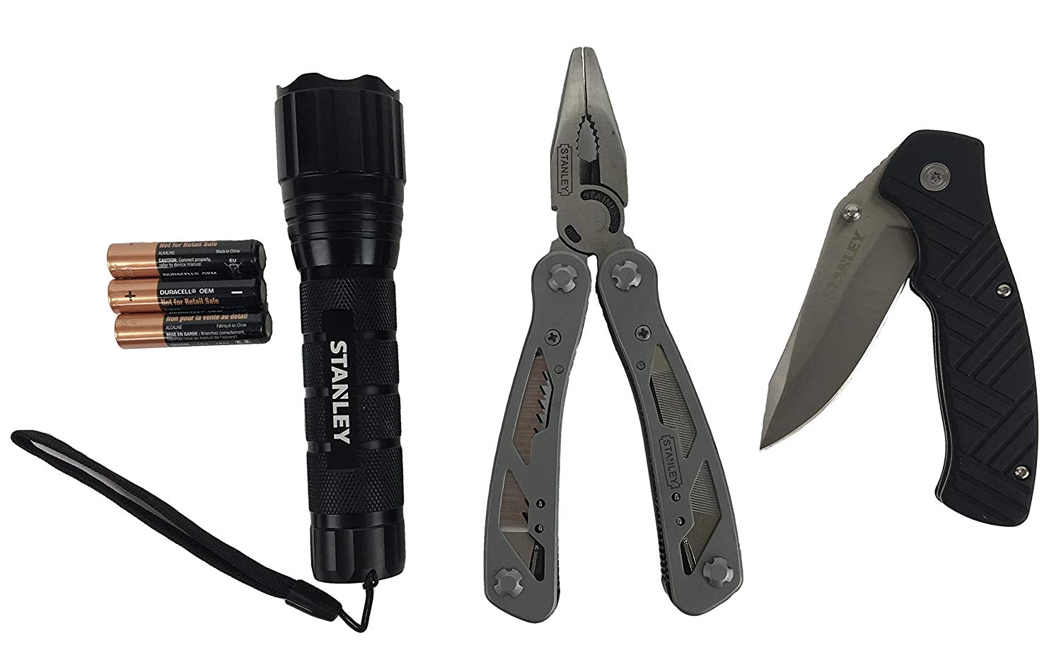 Detail Cat Multi Tool Knife And Flashlight Set Nomer 13