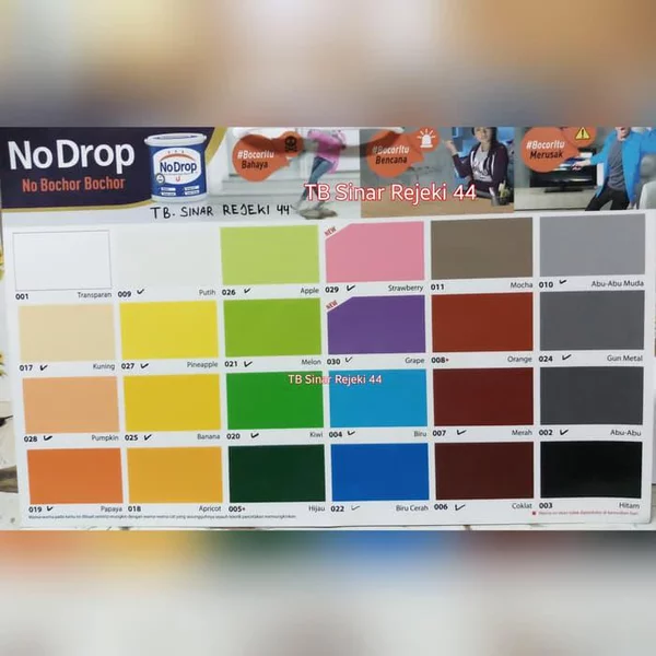 Detail Cat No Drop Ungu Nomer 34