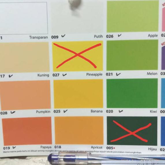 Cat No Drop Warna Kuning - KibrisPDR