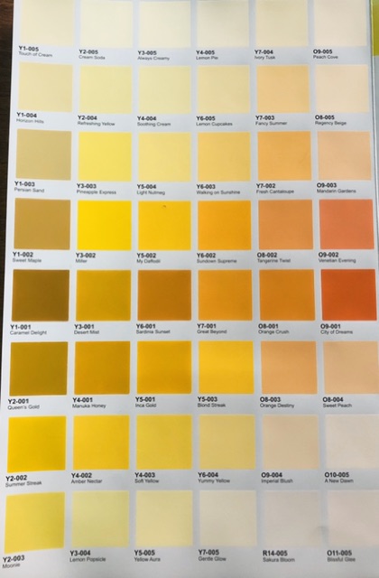 Detail Cat No Drop Warna Kuning Nomer 14