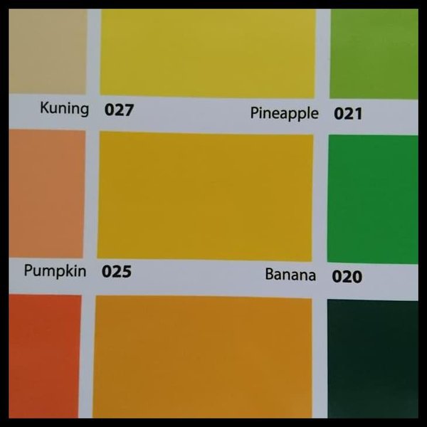Detail Cat No Drop Warna Kuning Nomer 3