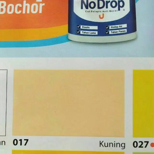 Detail Cat No Drop Warna Kuning Nomer 30