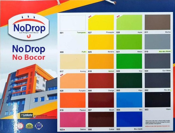 Detail Cat No Drop Warna Kuning Nomer 35