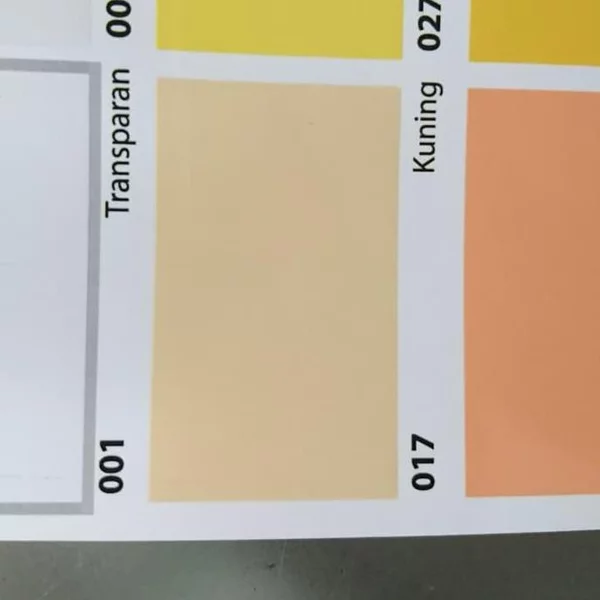 Detail Cat No Drop Warna Kuning Nomer 37