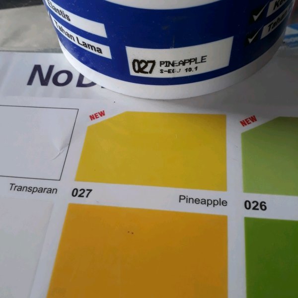 Detail Cat No Drop Warna Kuning Nomer 5